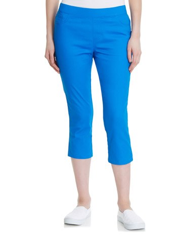 Cropped Twill Jeggings
